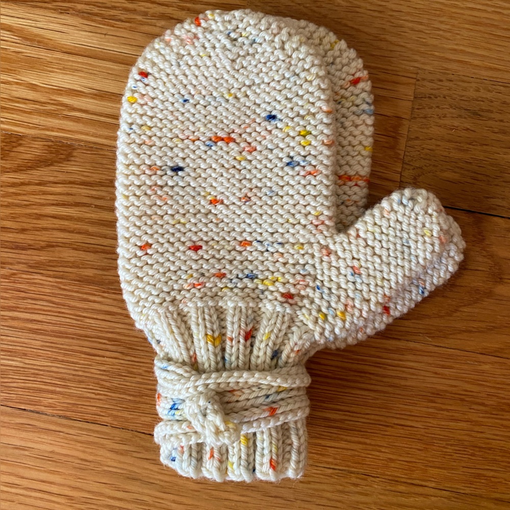 Misha & Puff Mittens, 4-6yr, Primary Confetti 100% Merino Wool